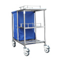 Cleaning Trolley Hospital Folding Cleaning Stainless Steel Trolley For Hospital